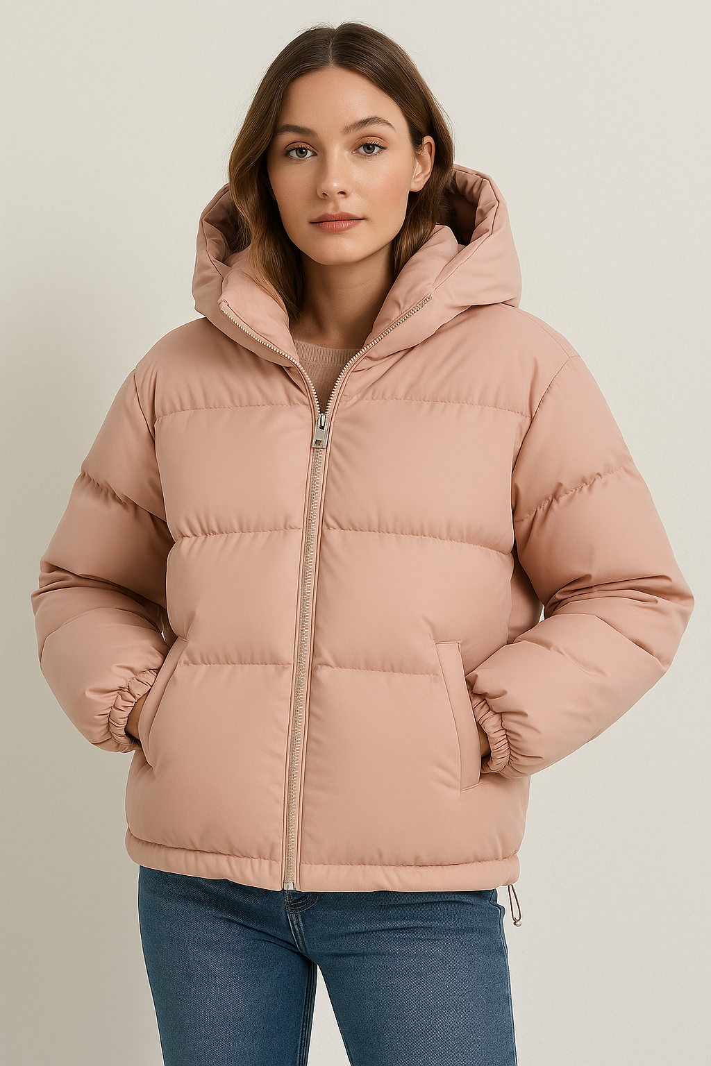 Zimowa Kurtka Damska z Wypełnieniem