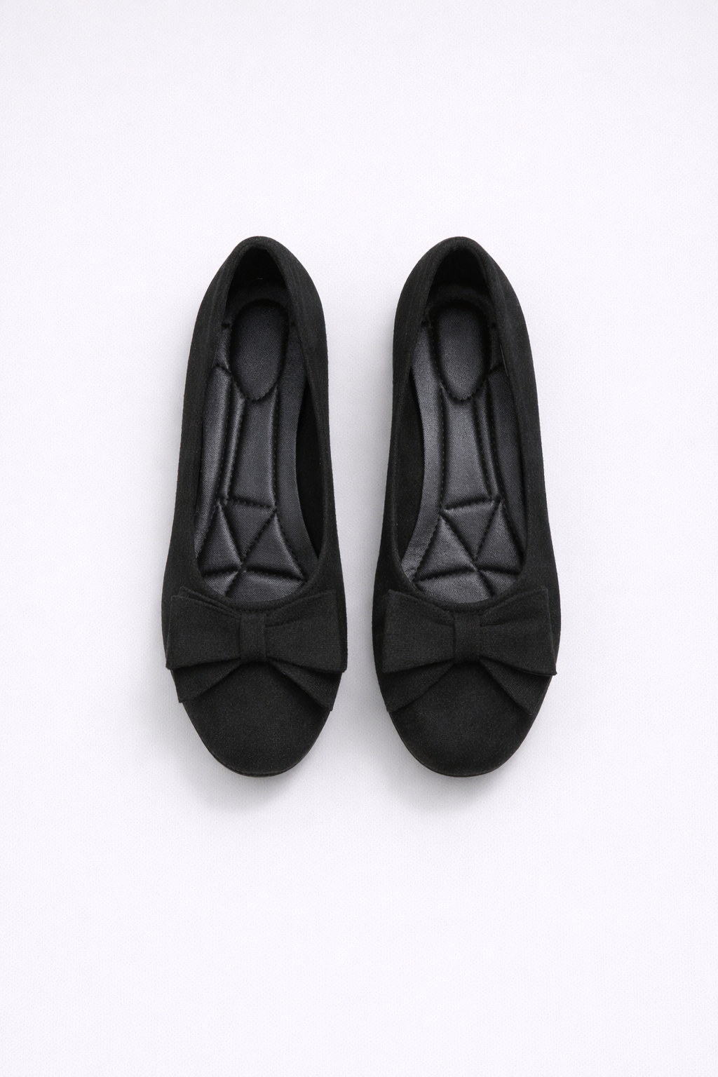 Eleganckie Baleriny z Detalem Wstążki