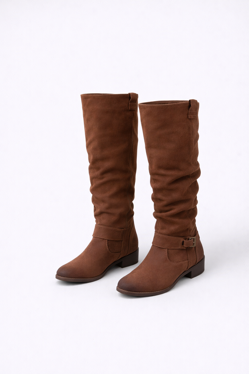 Zamszowe Kozaki do Kolan