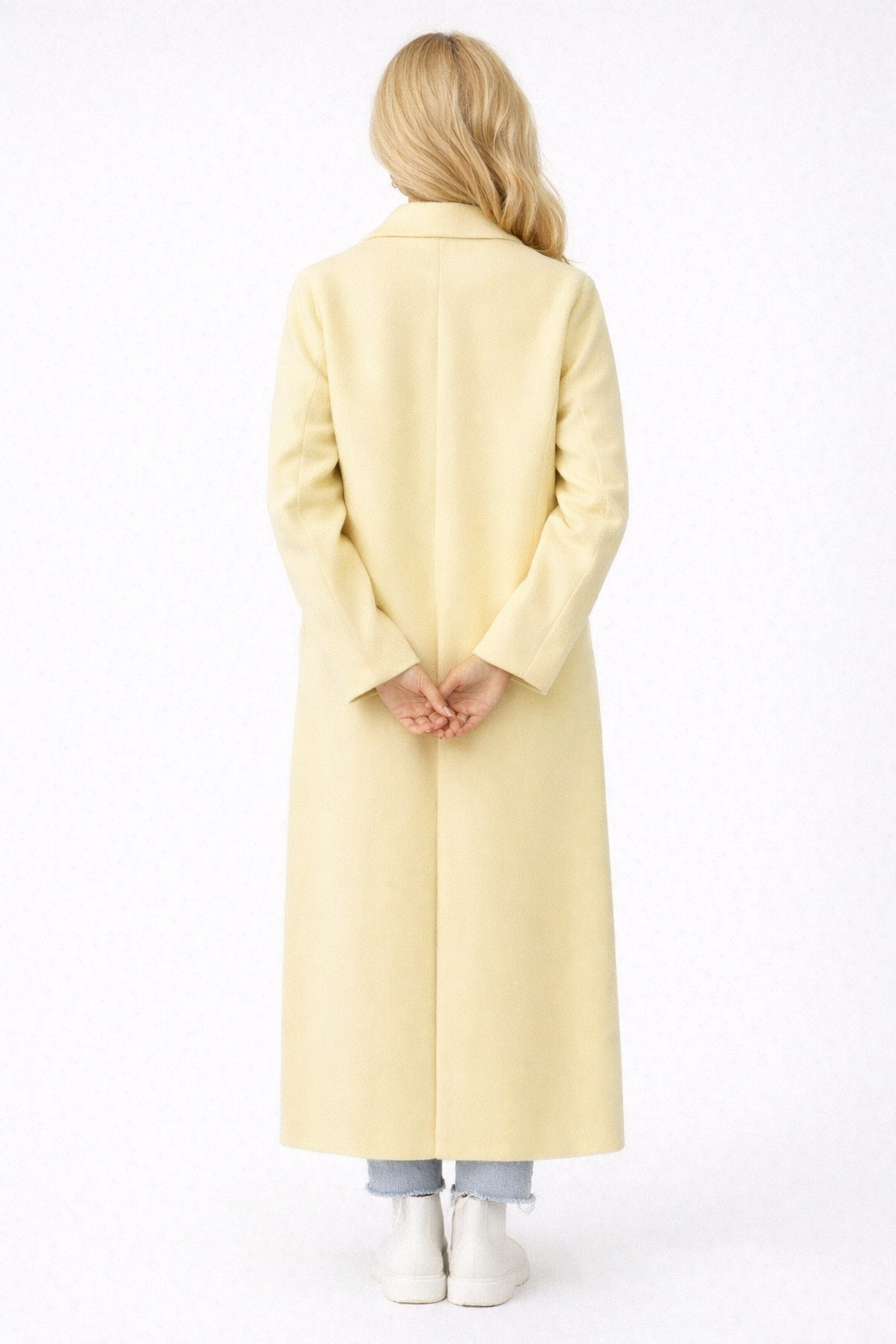 Wiosenny Długi Płaszcz Statement