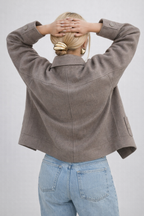 Oversized Kurtka wełniana