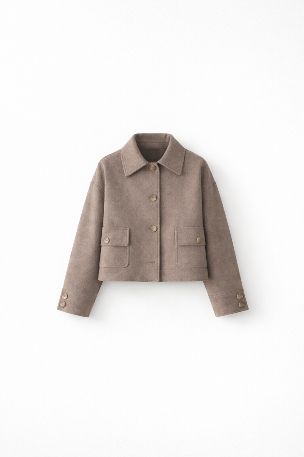 Oversized Kurtka wełniana