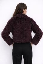 Zima – Luksusowy Sztuczny Futro – Kurtka Statement