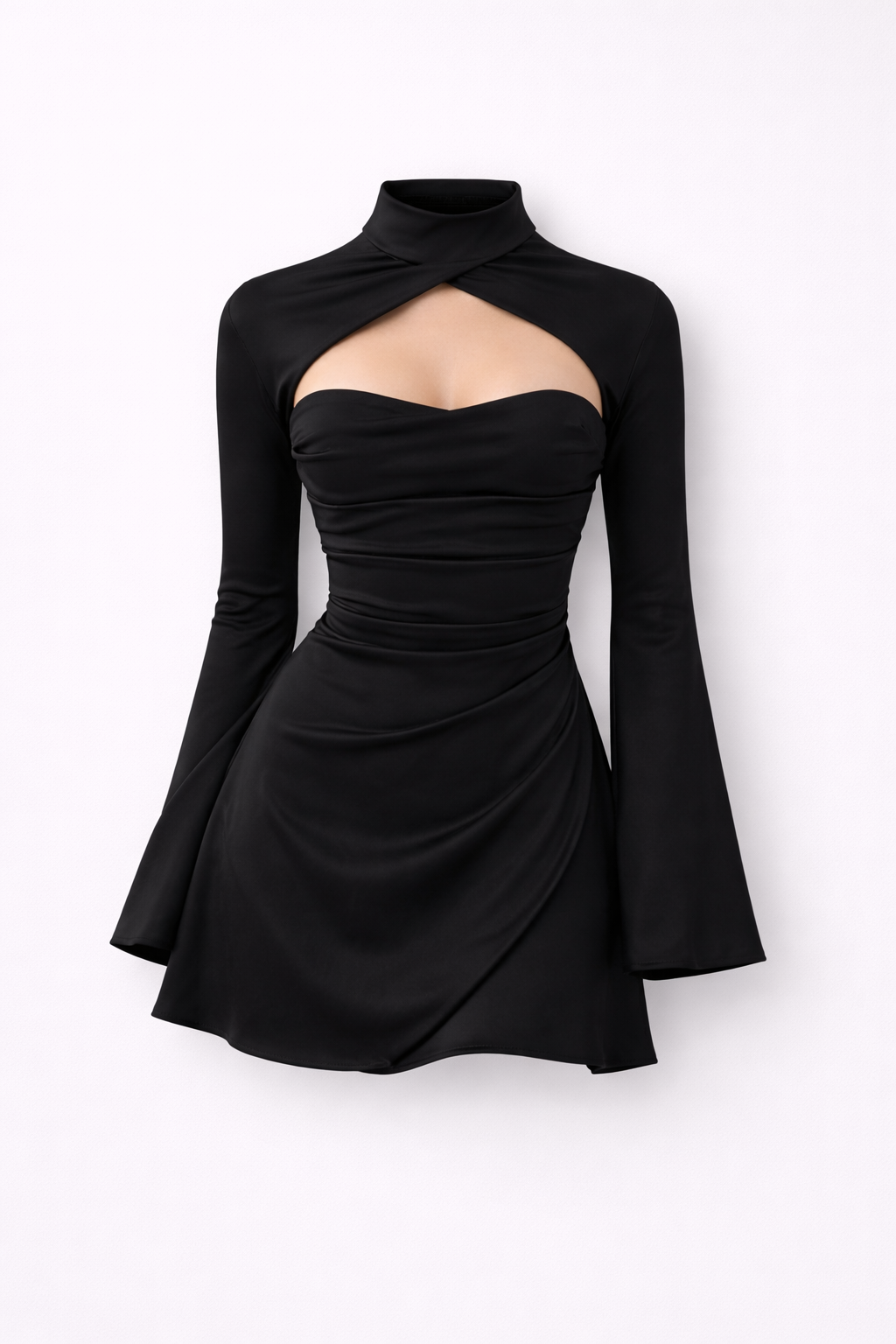 Elegancka Sukienka Korsetowa z Odkrytym Plecami