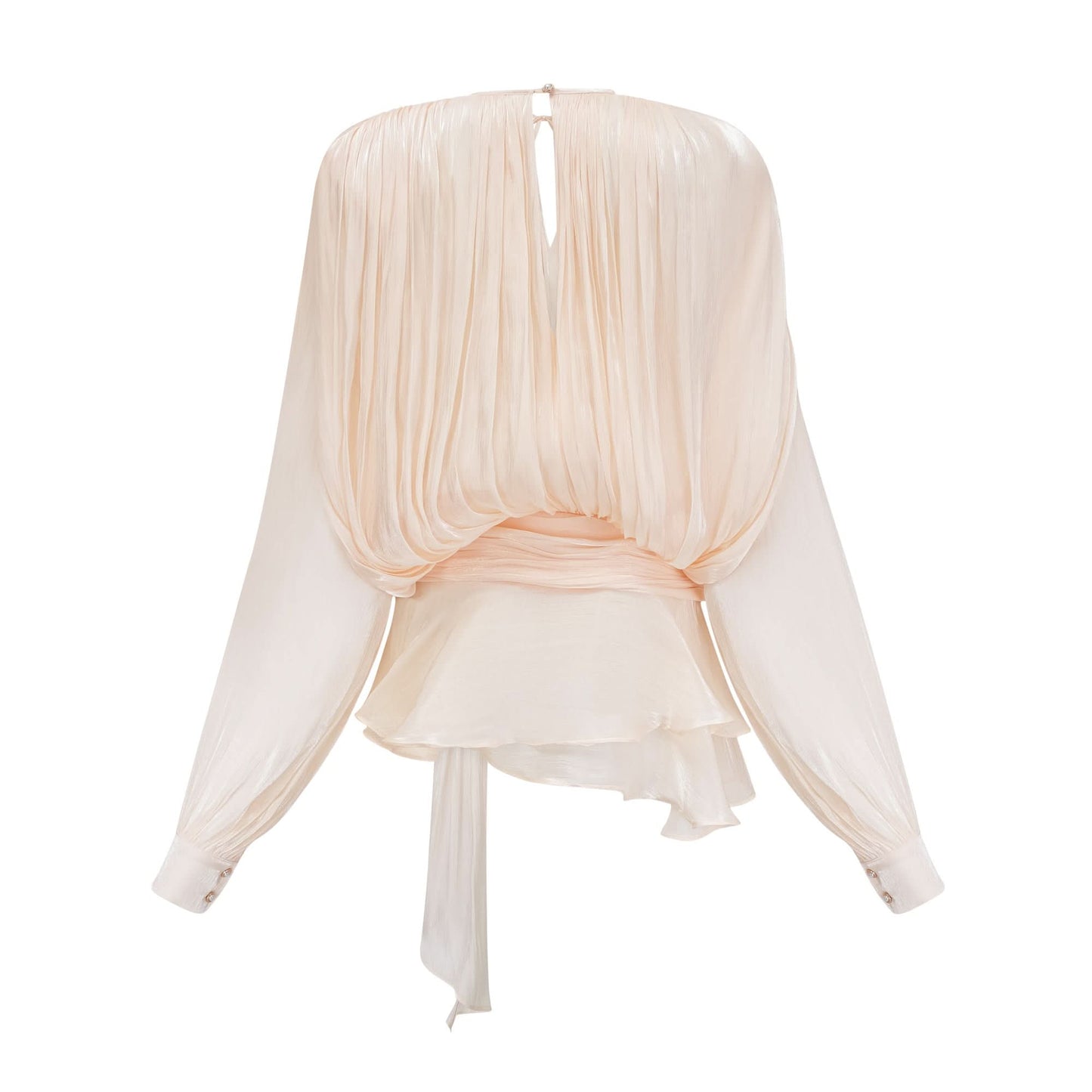 Women's Cocktail Long Sleeve Ruffled Mini Dress