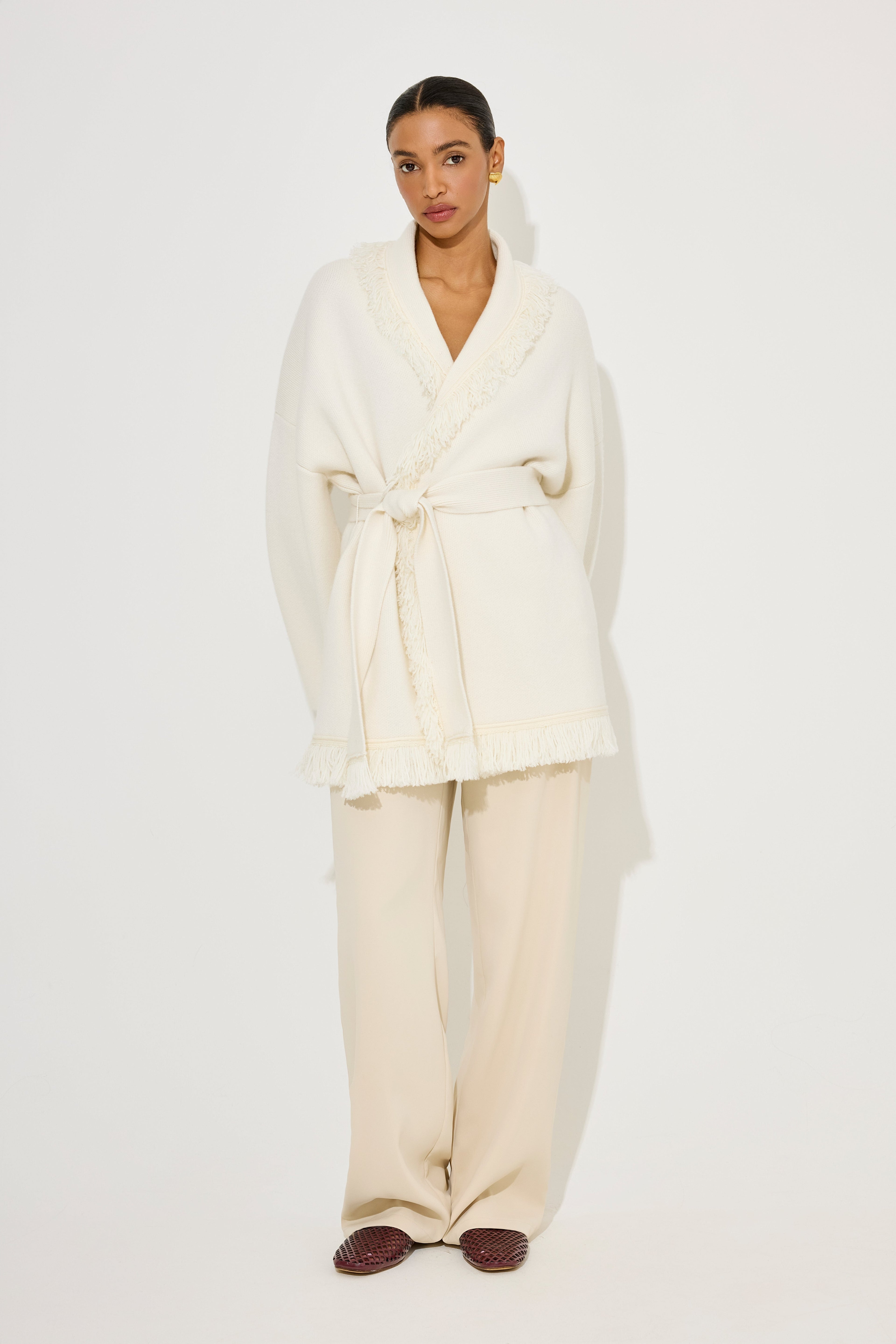 Zima – Miękki Knitfeel – Kardigan Wrap