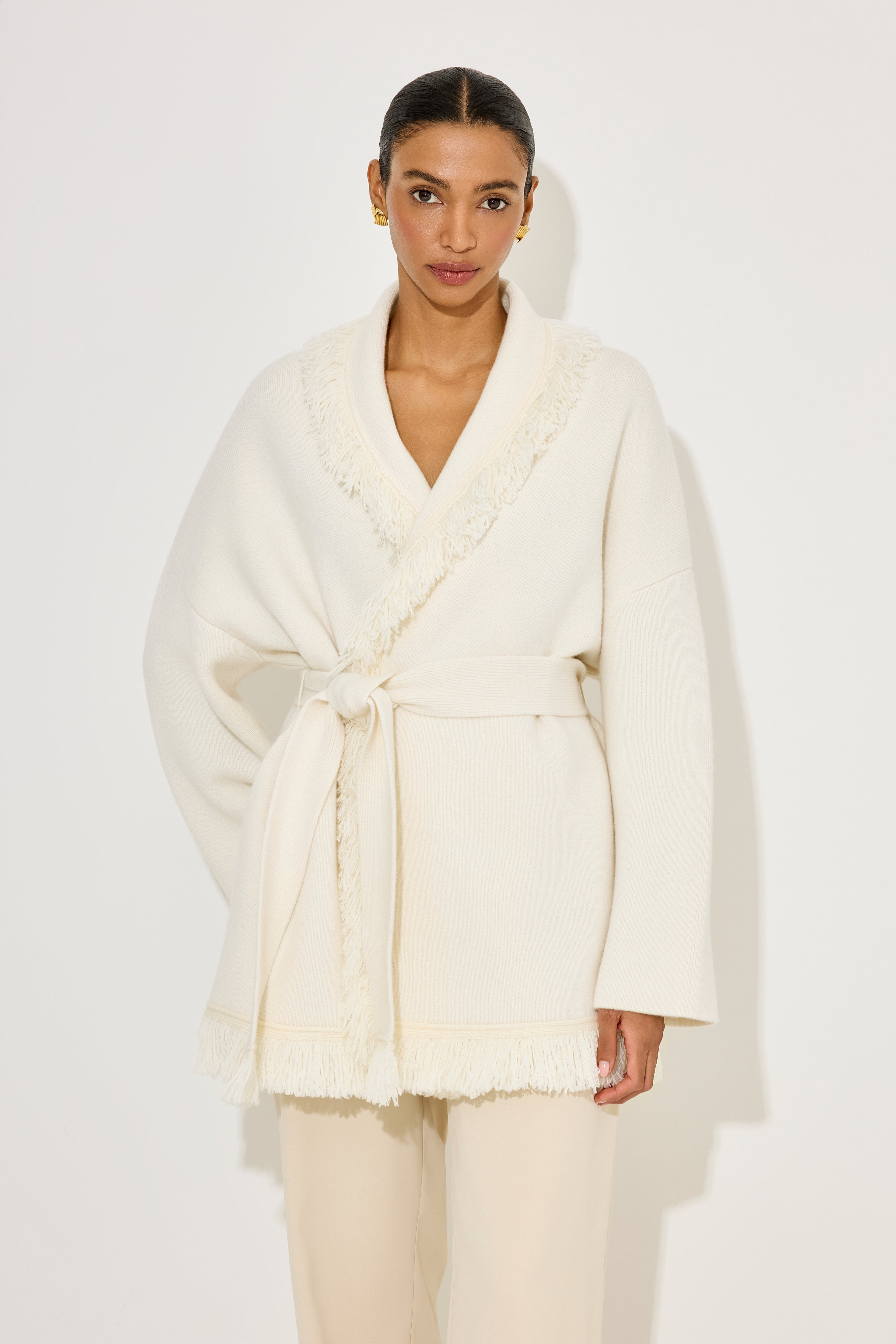 Zima – Miękki Knitfeel – Kardigan Wrap