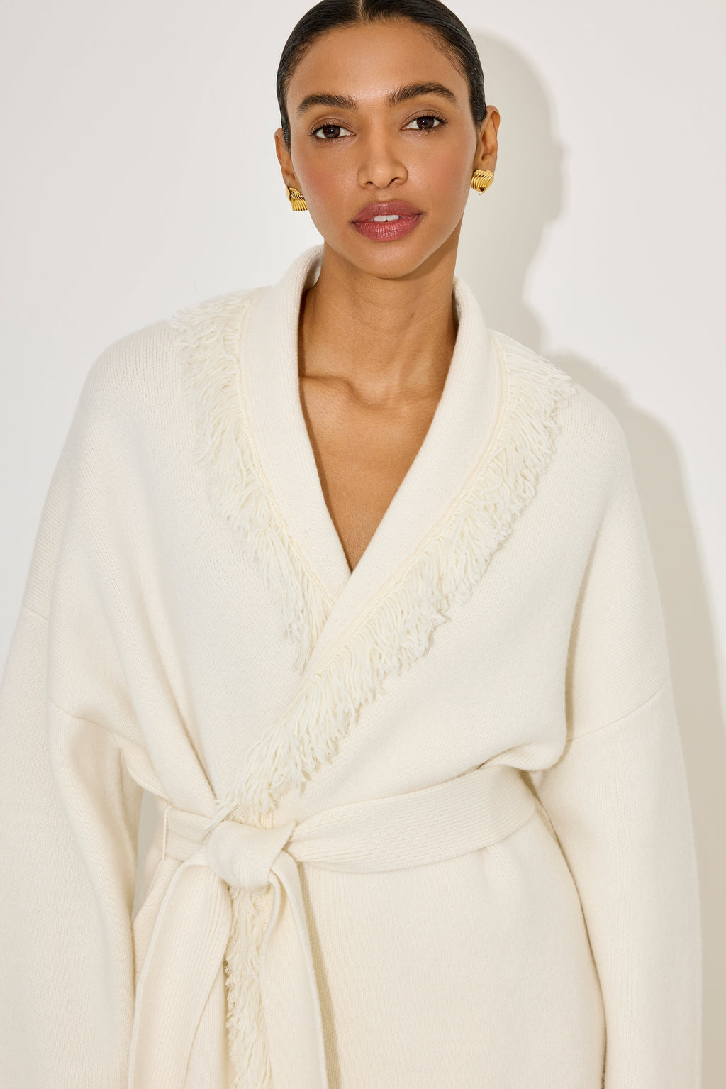 Zima – Miękki Knitfeel – Kardigan Wrap