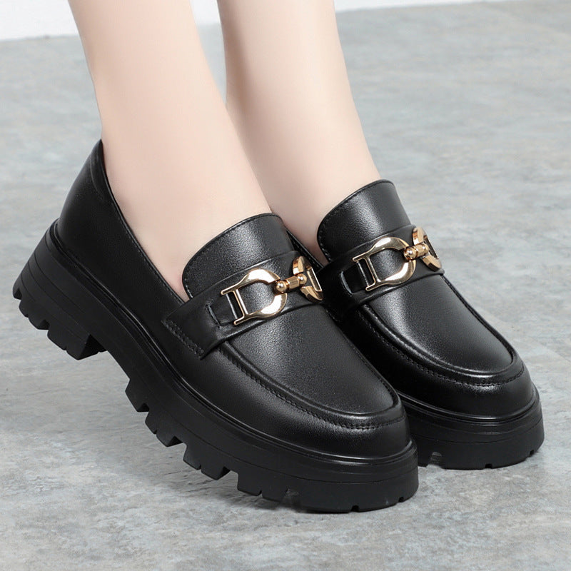 Eleganckie Skórzane Szpilki Damskie