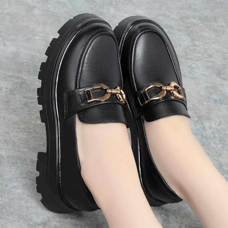 Eleganckie Skórzane Szpilki Damskie