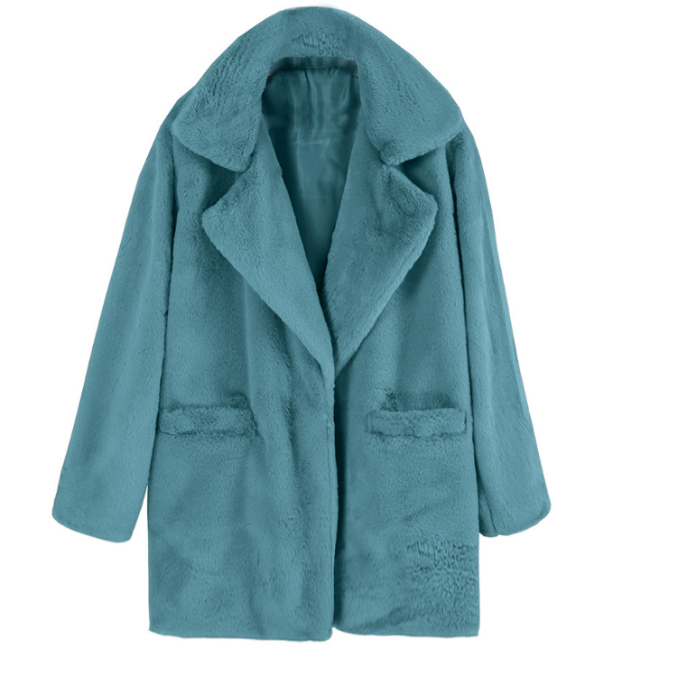 Zima – Miękki Płaszcz Teddyfeel z Rewersem