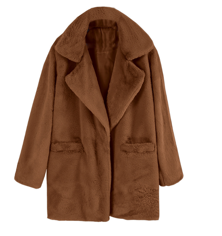 Zima – Miękki Płaszcz Teddyfeel z Rewersem