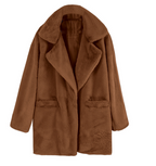 Zima – Miękki Płaszcz Teddyfeel z Rewersem