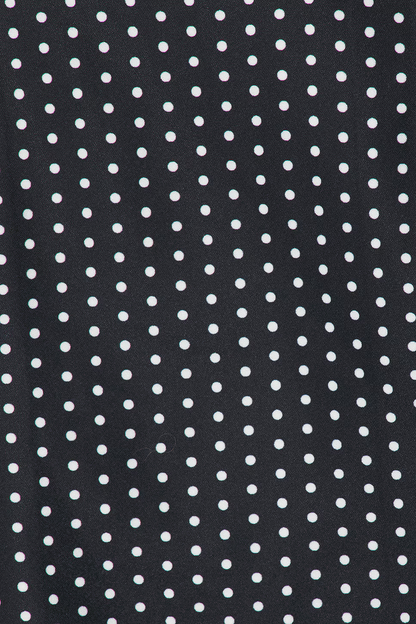 Women's Summer Polka Dot V Neck Mini Dress With Tie Front