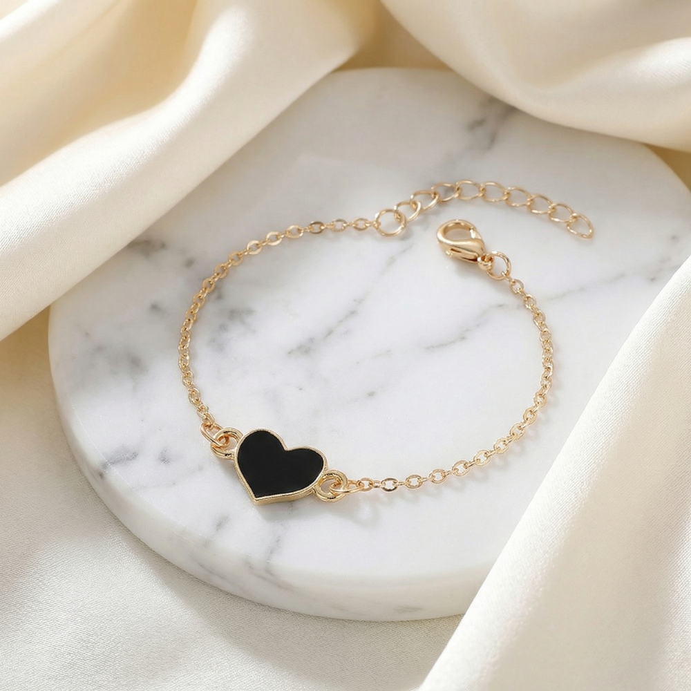 Gold Heart Bracelet