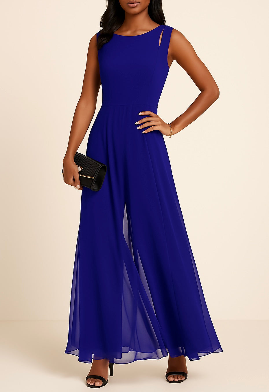 Elegancki Minimalistyczny Kombinezon