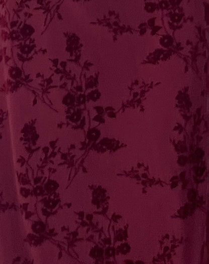 Women's Wedding Guest Floral V Neck Midi Dress