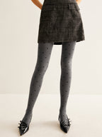 Eleganckie Legginsy z Subtelnym Wzorem Serca