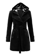 Jesień – Miękki Wełniany Dotyk – Dopasowany Trencz