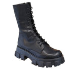 Botki z wiązaniem w kolorze białym