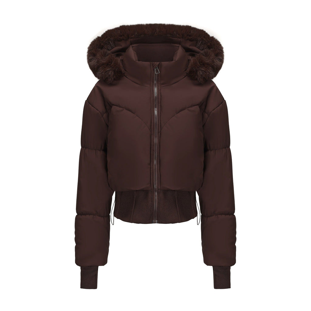 Krótkie luksusowe puchowe kurtki