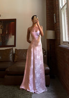 Sukienka Maxi z Kwiatowym Wzorem