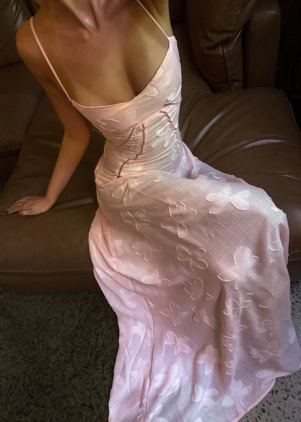 Sukienka Maxi z Kwiatowym Wzorem