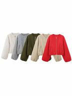 Krótka Kurtka z Zippem