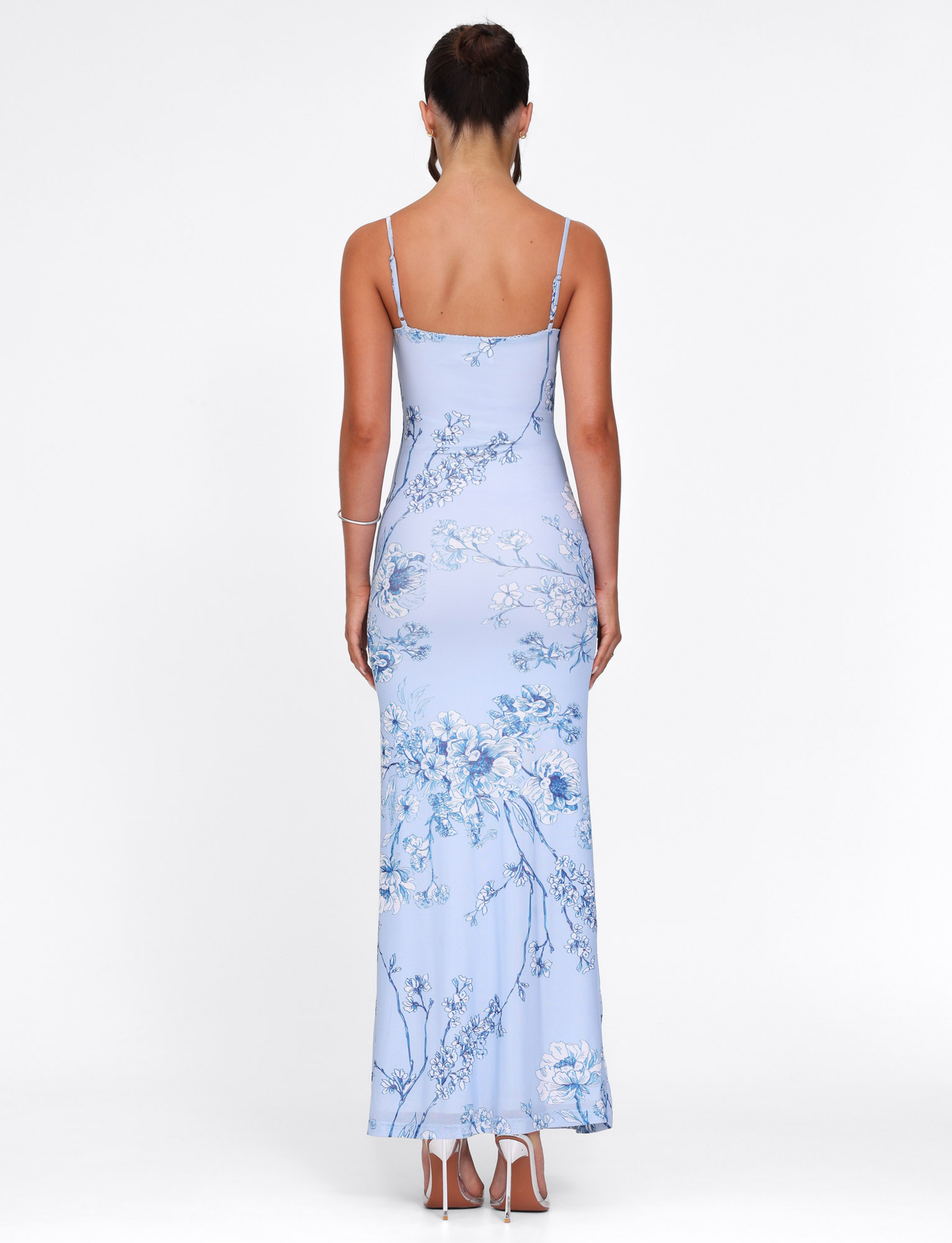 Women's Wedding Guest Floral V Neck Maxi Dress