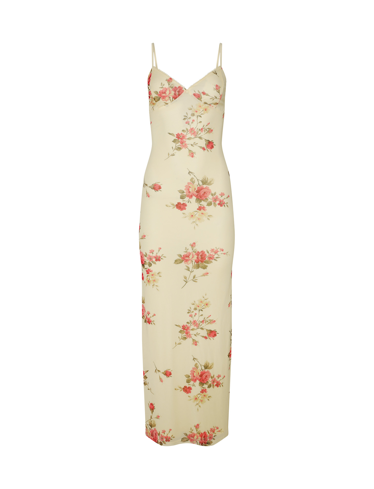 Women's Wedding Guest Floral V Neck Maxi Dress