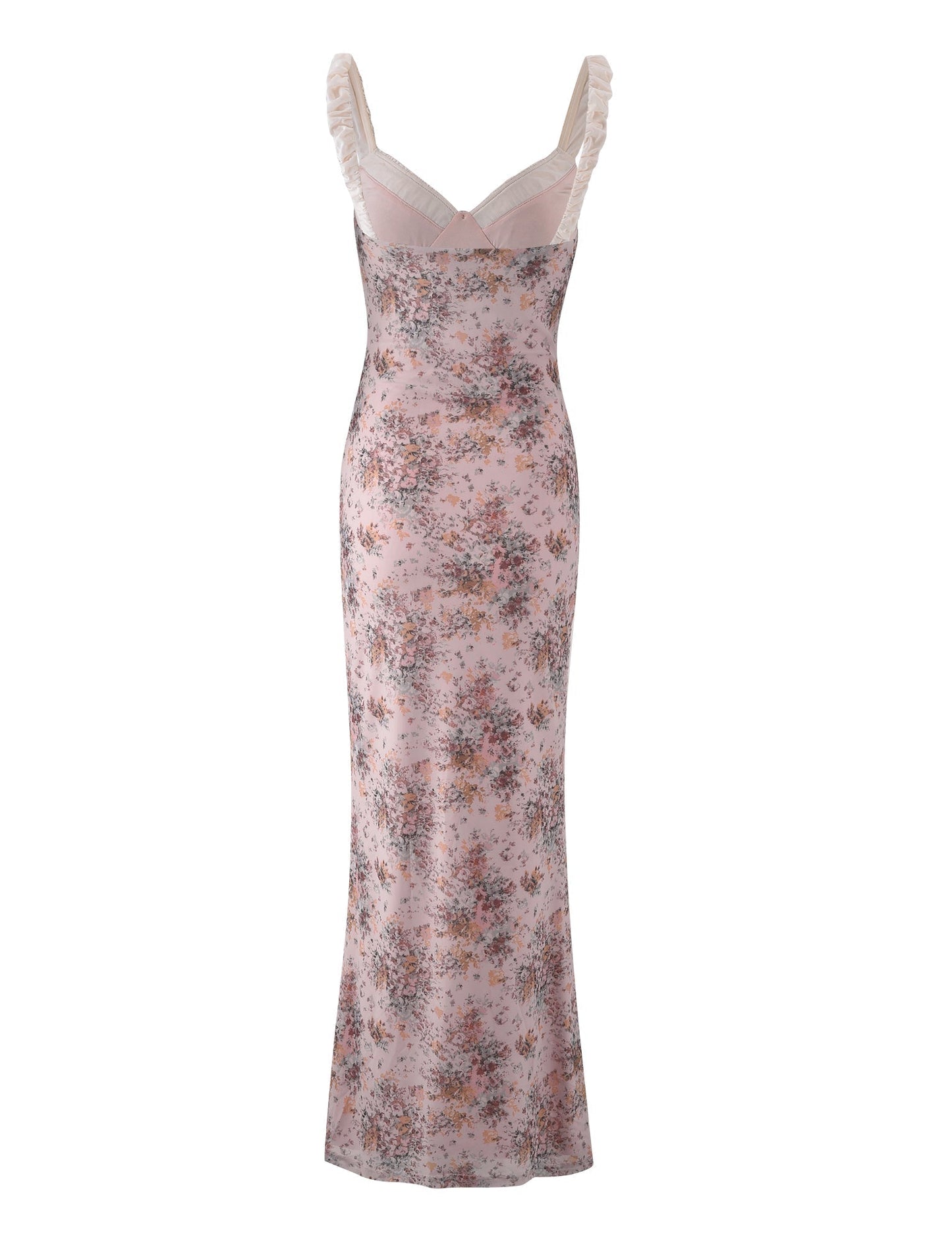 Women's Wedding Guest Floral V Neck Maxi Dress