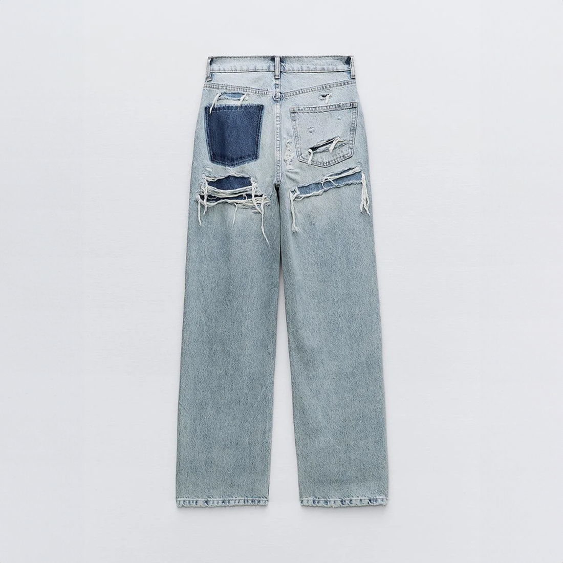 Proste nogawki Vintage Denim