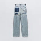 Prosta nogawka Vintage Denim