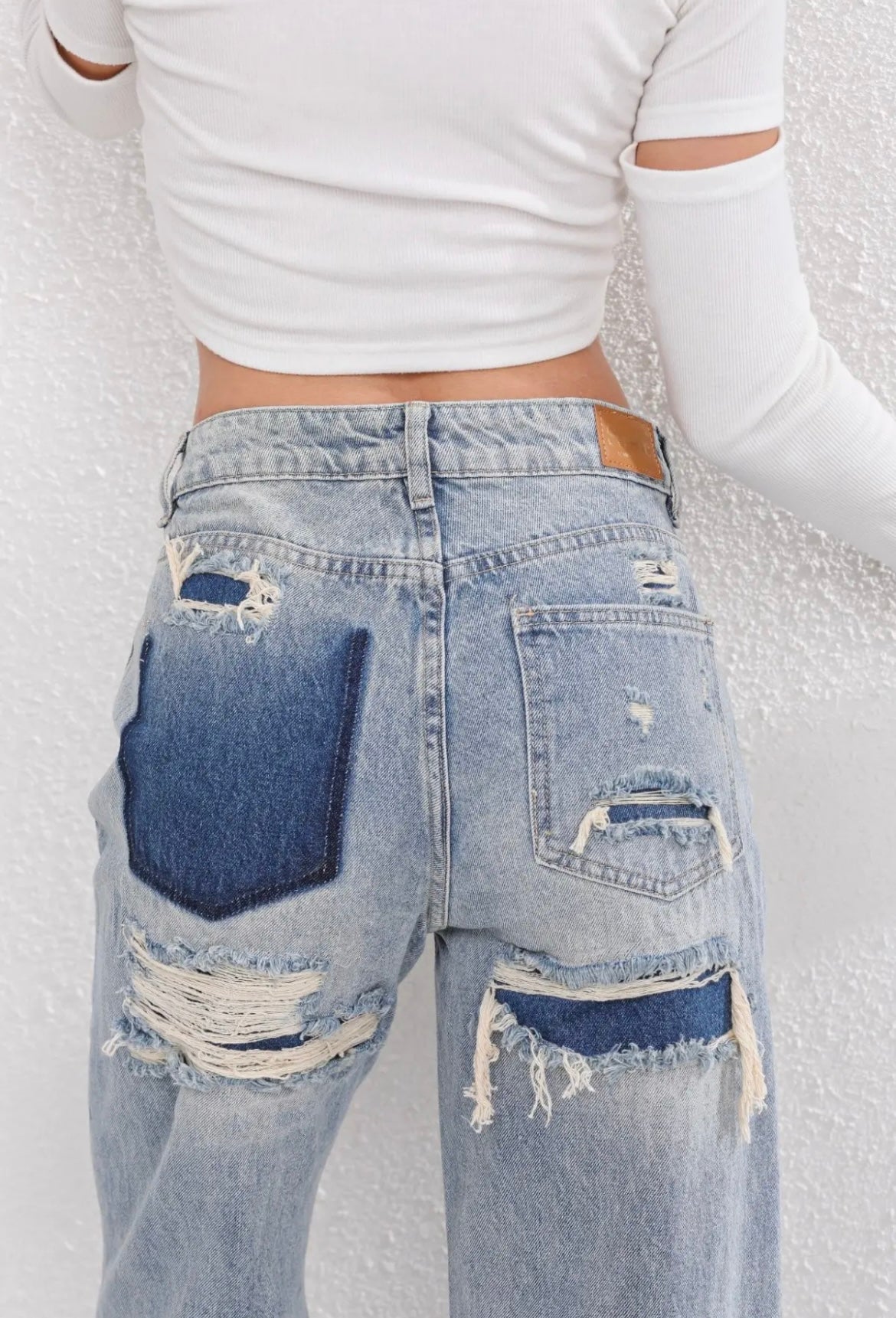 Proste nogawki Vintage Denim