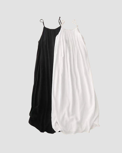 Women's Summer Backless V Neck Maxi Cami Dress