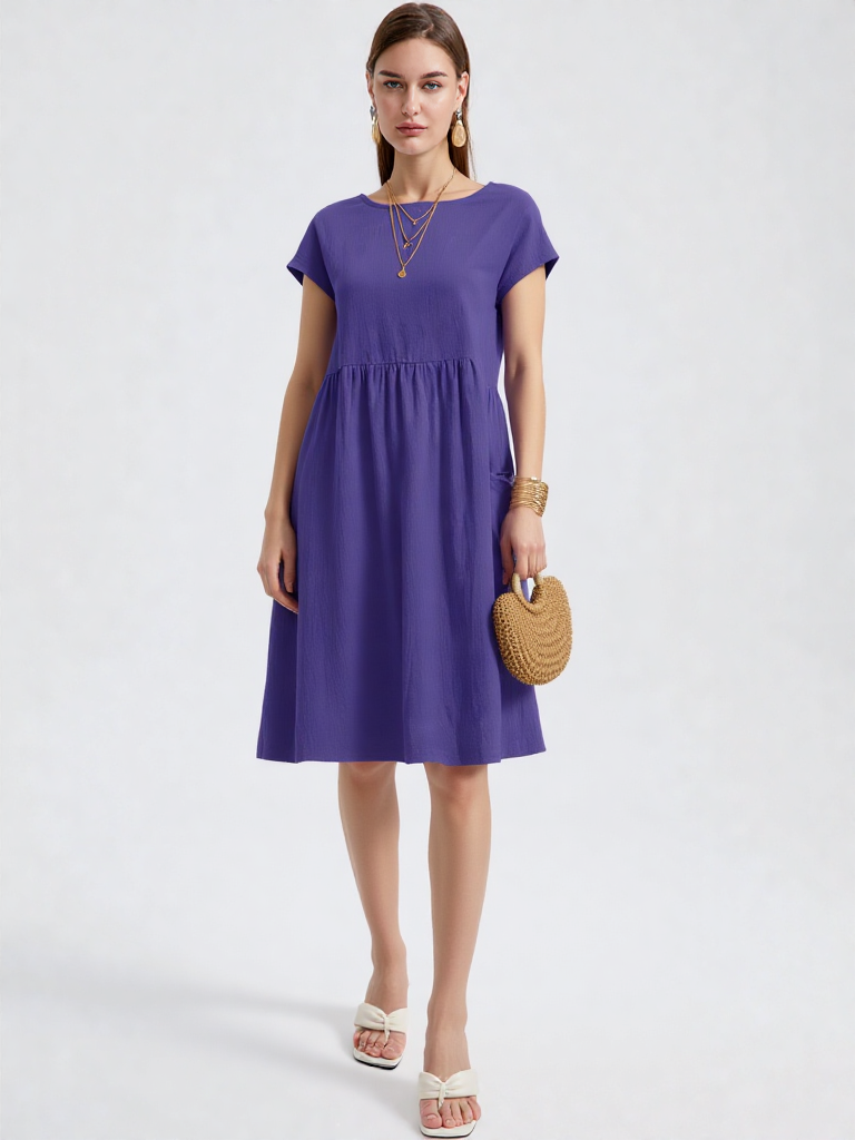 Letnia Sukienka z Kieszeniami