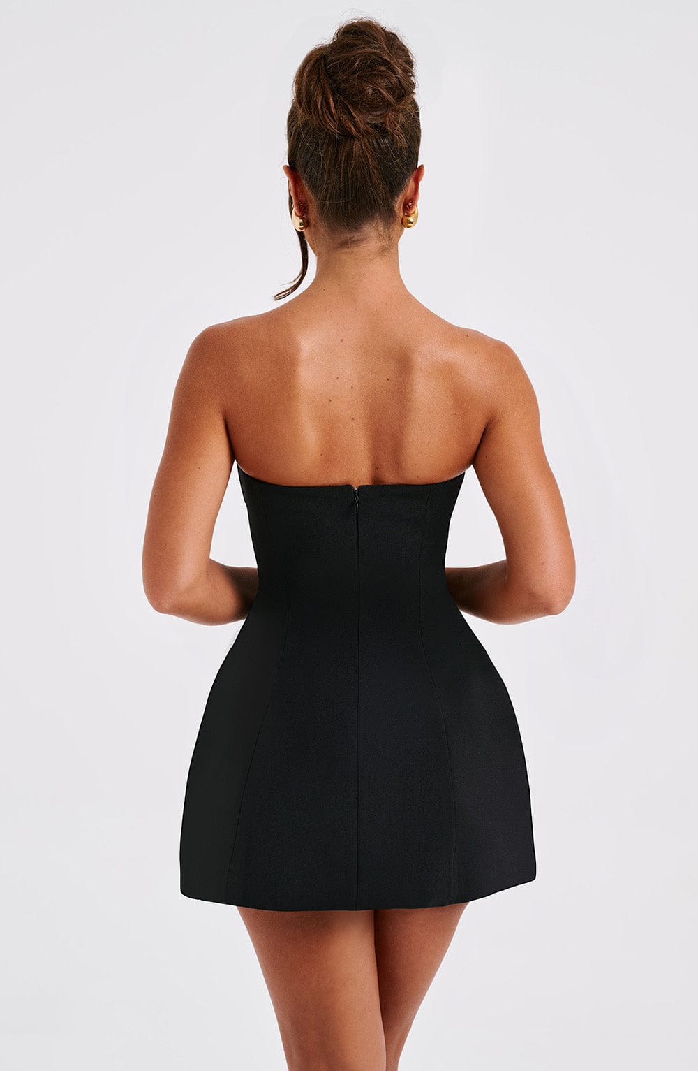 Women's Cocktail Strapless Bubble Mini Dress