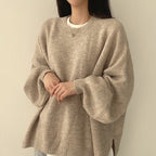 Miękki Oversized Sweter z Ciepłą Teksturą