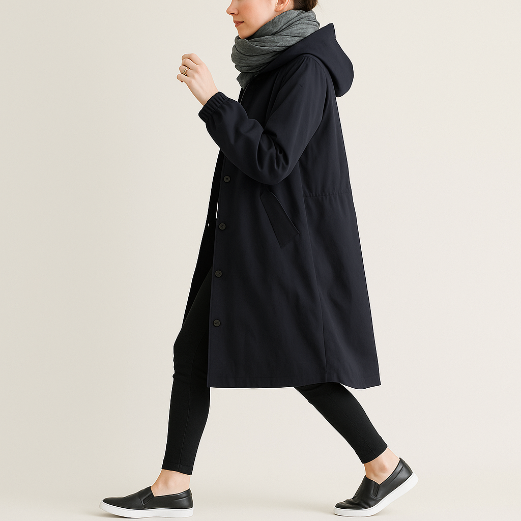 Jesień – Miękki Cottonfeel – Długi Płaszcz