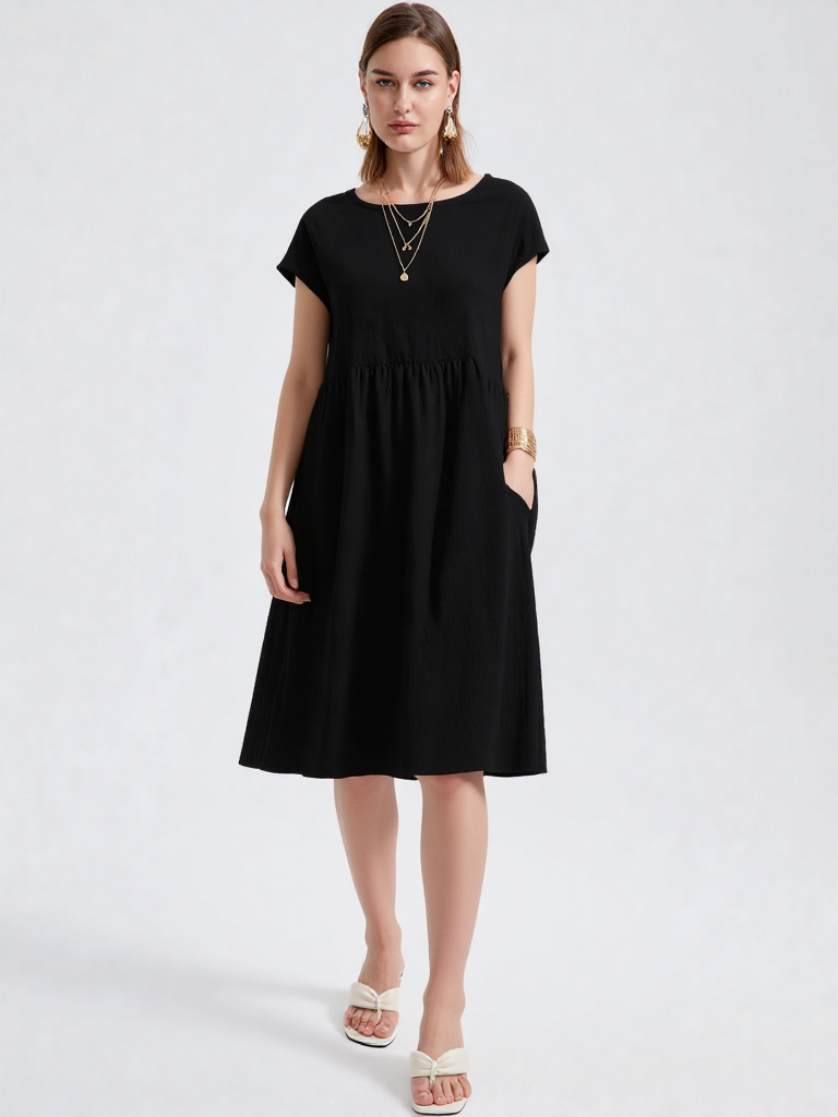 Letnia Sukienka z Kieszeniami