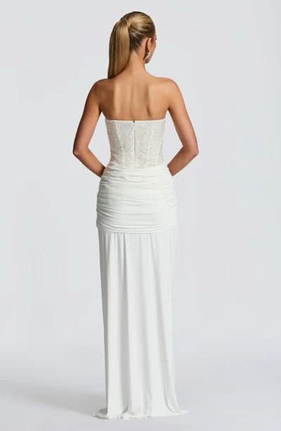 Women's Prom Strapless Sweetheart Maxi Dress