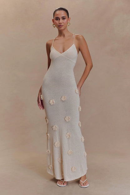 Women's Wedding Guest Floral V Neck Maxi Dress