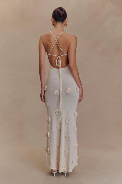 Women's Wedding Guest Floral V Neck Maxi Dress