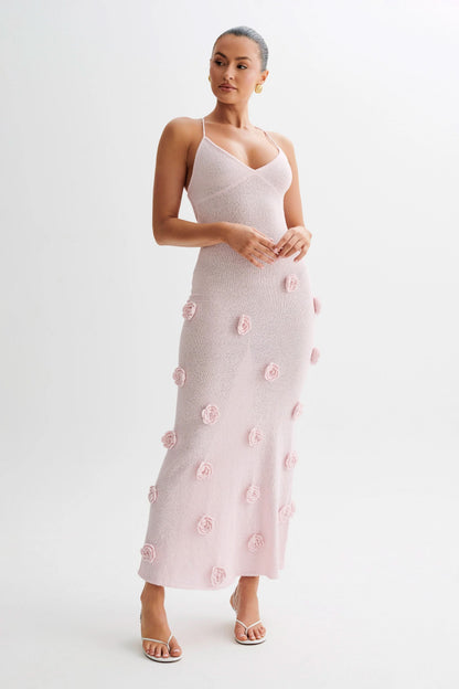 Women's Wedding Guest Floral V Neck Maxi Dress