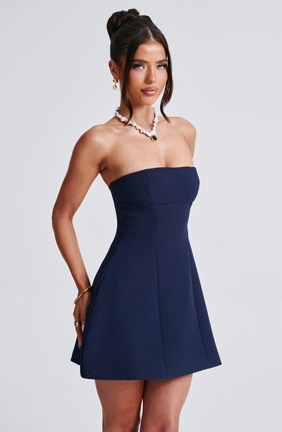 Women's Cocktail Strapless Bubble Mini Dress