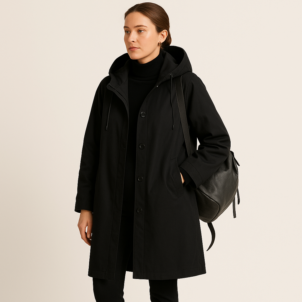 Jesień – Miękki Cottonfeel – Długi Płaszcz