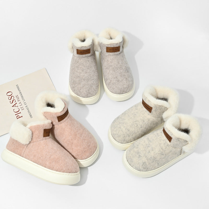 Luksusowe Ciepłe Kapcie z Miękkim Wykończeniem