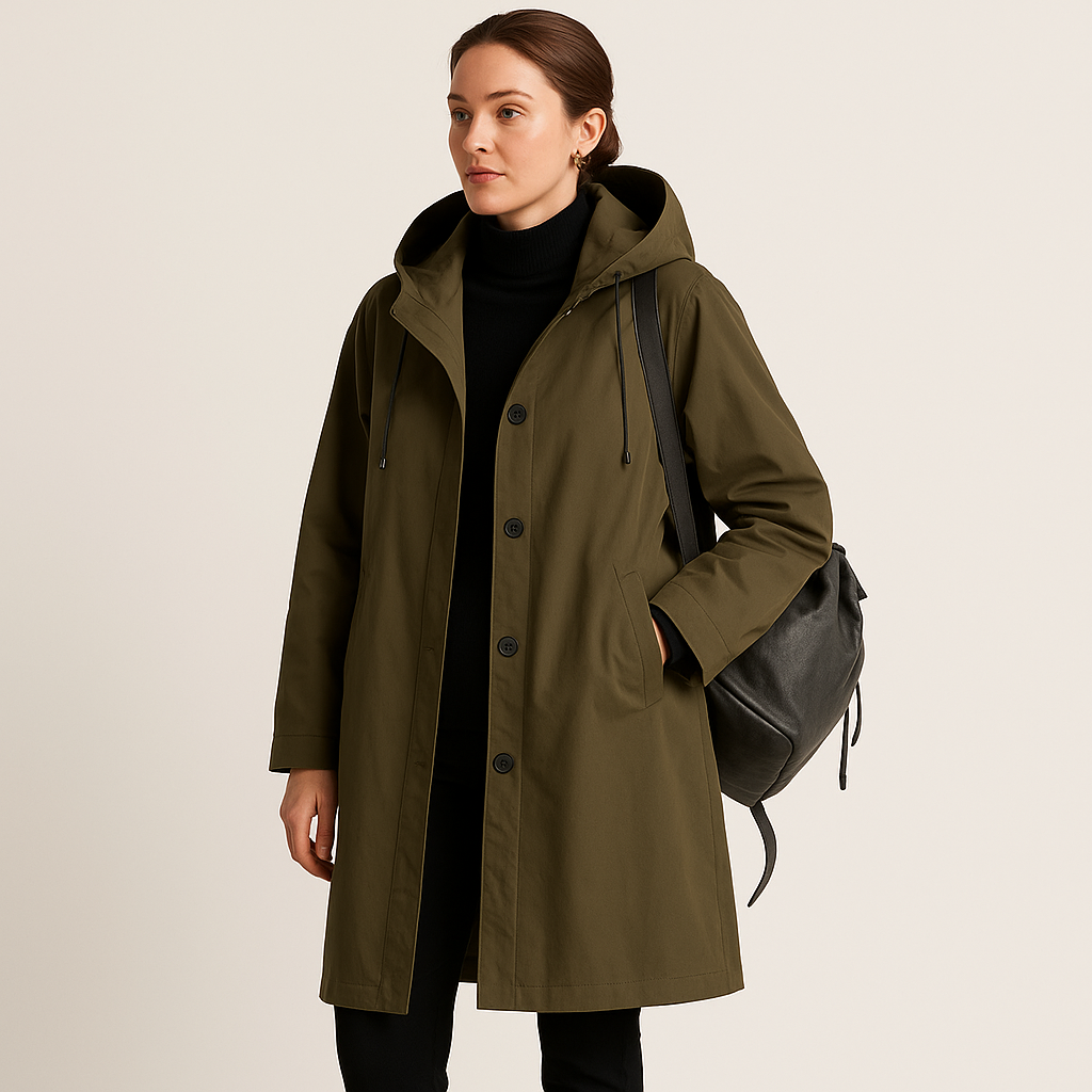 Jesień – Miękki Cottonfeel – Długi Płaszcz